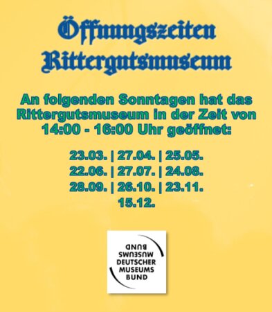 Öffnungszeiten Rittergutsmuseum